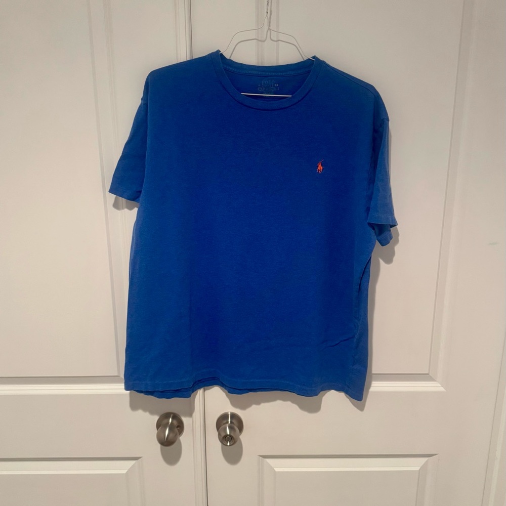 Polo by Ralph Lauren Men's Blue T-Shirt